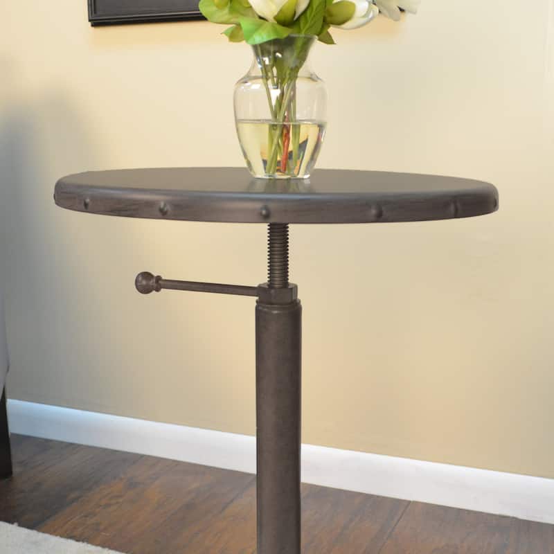 Carolina Living Colton Adjustable Vintage Table - Industrial