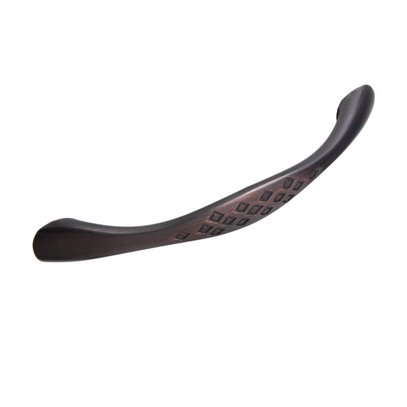 Utopia Alley Diamond Pull Handle - Decorative Oil Rubbed Bronze Cabinet Drop Pull Handles, 5.1" Center to Center