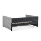 preview thumbnail 23 of 27, Upholstered Full Size Daybed with Two Drawers Tufted Sofa Bed