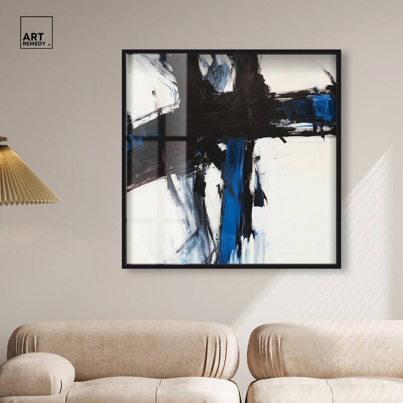 Blue Streak I Shadowbox by Art Remedy