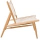 preview thumbnail 49 of 63, SAFAVIEH Bandelier Open Leather Weave Squared Accent Chair. - 26" W x 32" D x 31" H