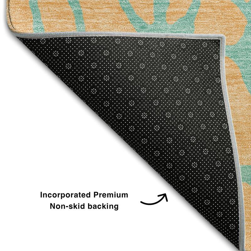 Premium Washable Super Soft Contemporary Macy Mayfield Rug