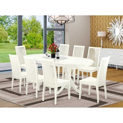Kitchen Dining Set for 8 - 9 Piece Table & Chair Set - Lakeside Living Design