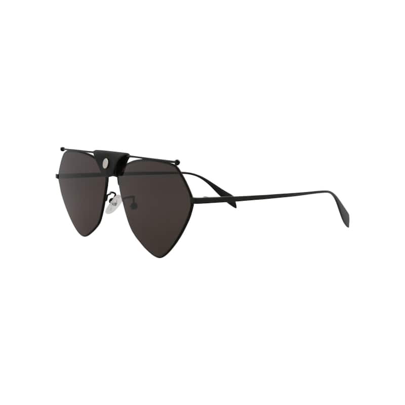 Alexander McQueen Aviator-Frame Metal Sunglasses