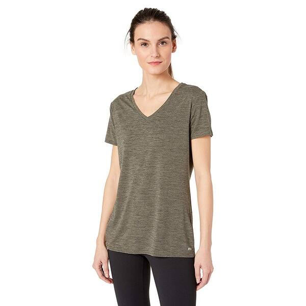 Essentials Womens 2-Pack Tech Stretch Short-Sleeve V-Neck T-Shirt