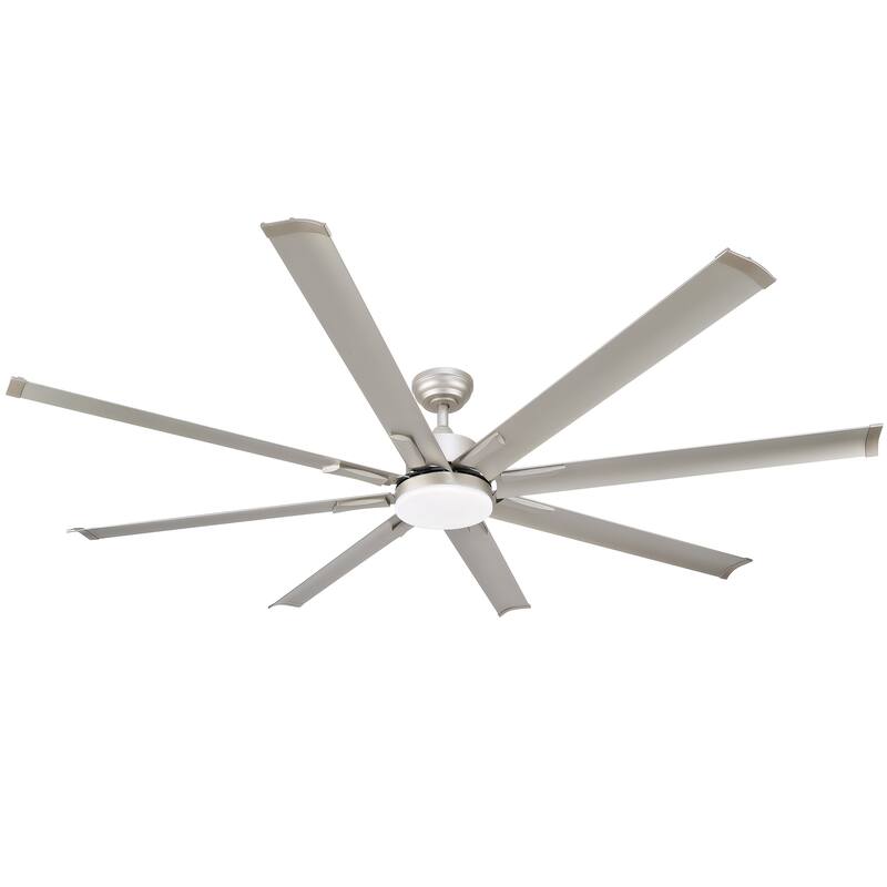 CO-Z 72" 6 - Blade Aluminum LED Ceiling Fan with Dimmable Light and Remote for Great Room