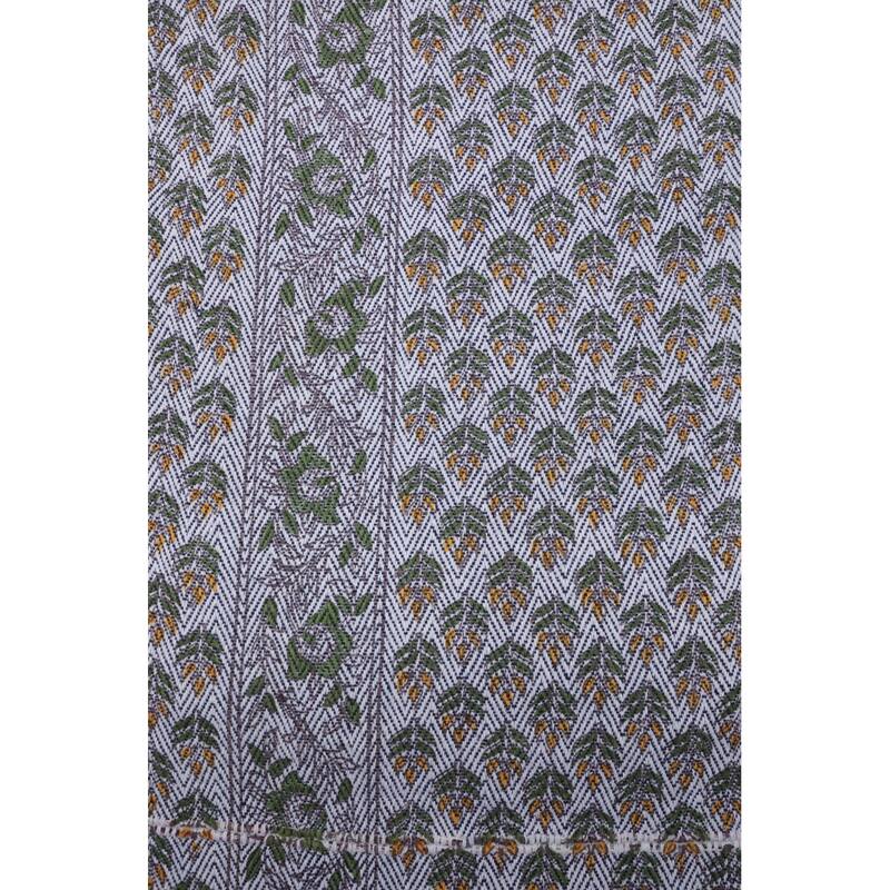 Fabdivine Alia Handcrafted Cotton Throw - Traditional Block Print, Ethnic Living Room Accent,Handwoven Decorative Blanket, 90x54