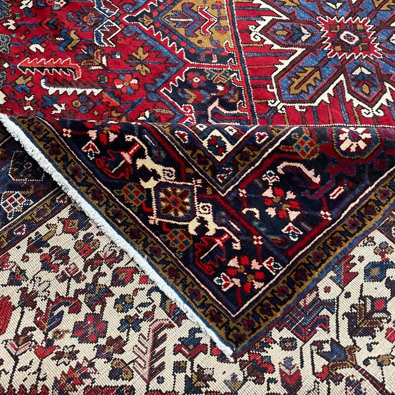 HERAT ORIENTAL Handmade Fine Heriz Rug - 8'1" x 11'4"