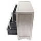 preview thumbnail 8 of 28, Silver Orchid Fonda Glam Mirrored Cutout 3-drawer Chest