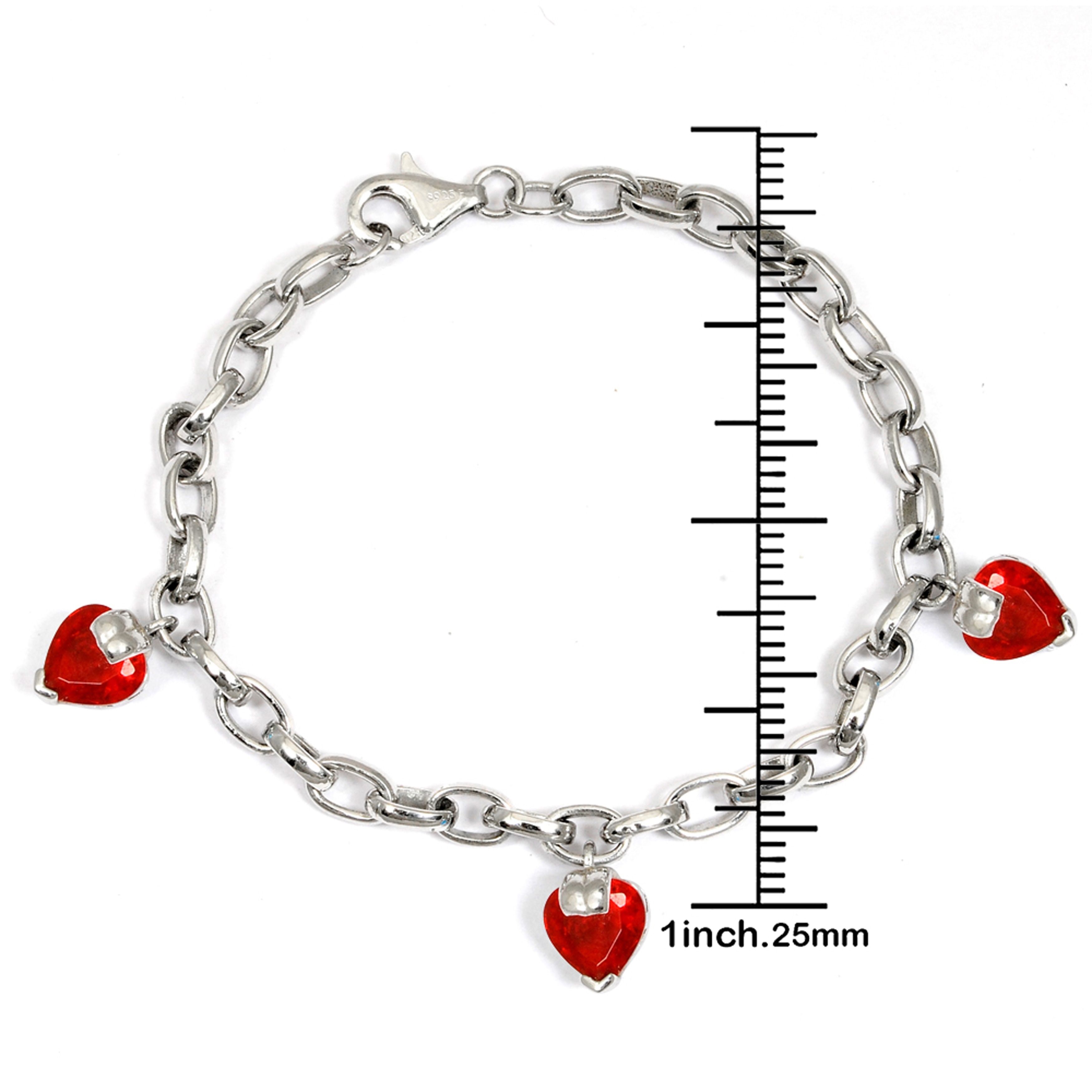 Crystal Quartz Bracelet in Sterling Silver