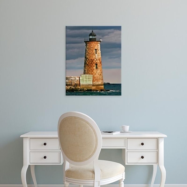 Easy Art Prints Rachel Perry's 'Lighthouse Views V' Premium Canvas Art
