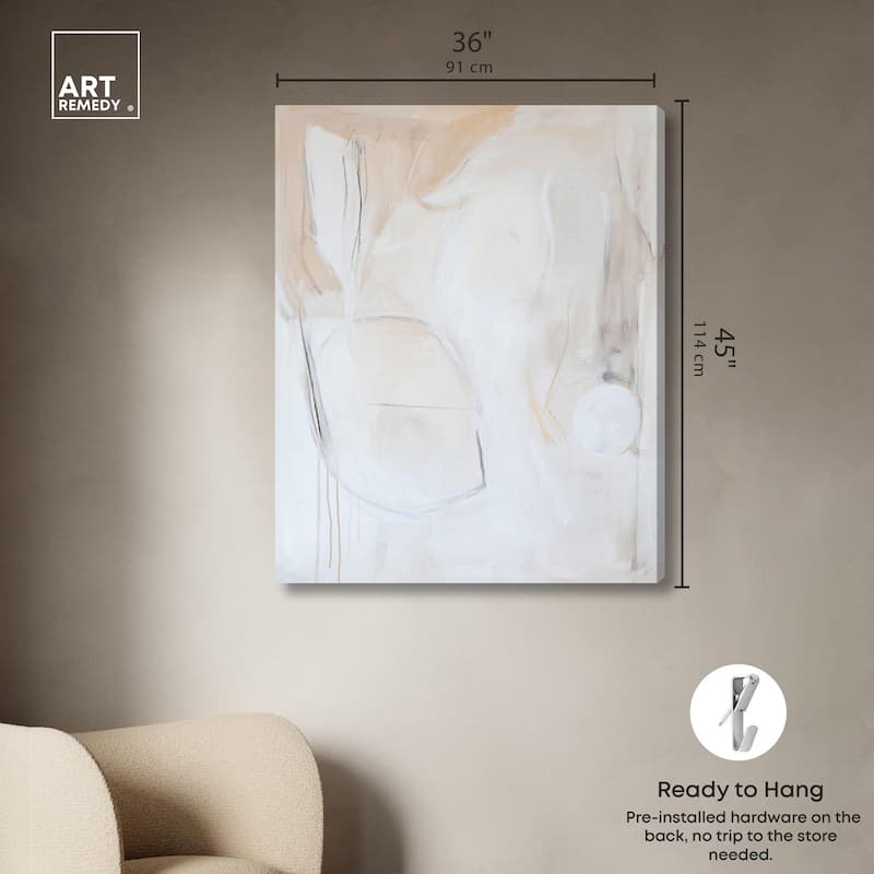 Void Symphony Haze II Canvas by Art Remedy, Gallery Wrapped