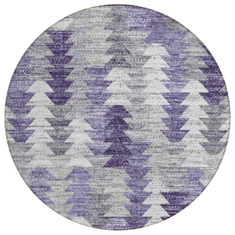 HomeRoots Geometric Transitional Rectangle Outdoor Rug