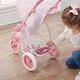 preview thumbnail 5 of 8, Badger Basket Folding Three Wheel Doll Jogging Stroller - Pink/Gingham