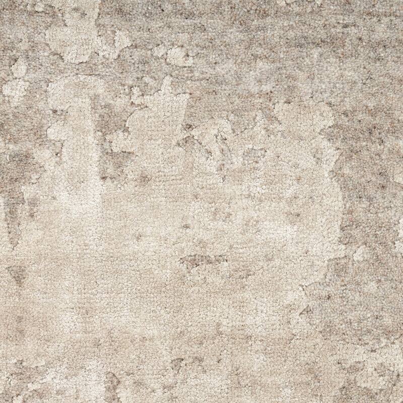 Nourison Harmony Indoor only Silver Abstract Area Rug