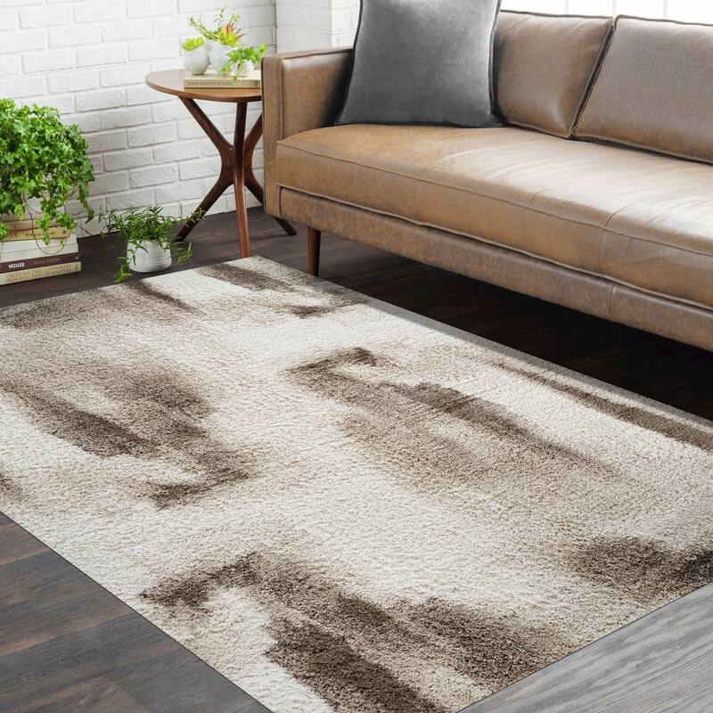 Noori Rug Lux Gordon Abstract Modern 2-inch Thick Shag Rug