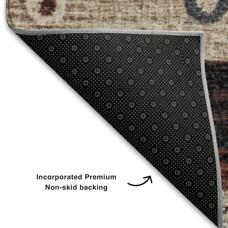 Premium Washable Super Soft Global Stripes Mayfield Rug