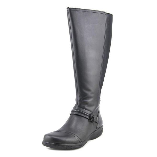 Shop Clarks Narrative Cheyn Whisk Wide Calf Women Leather ...
