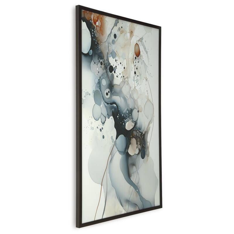 Signature Design by Ashley Foxenburg White/Blue Wall Art