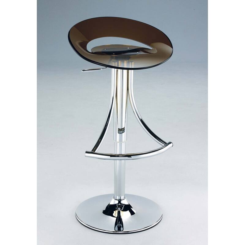 Arcrylic Bar Stool, adjustable height - Brown
