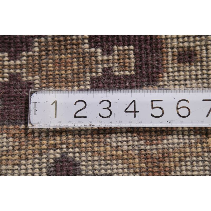 Oushak Oriental Runner Rug Handmade Red Wool Carpet - 2'6" x 9'10"