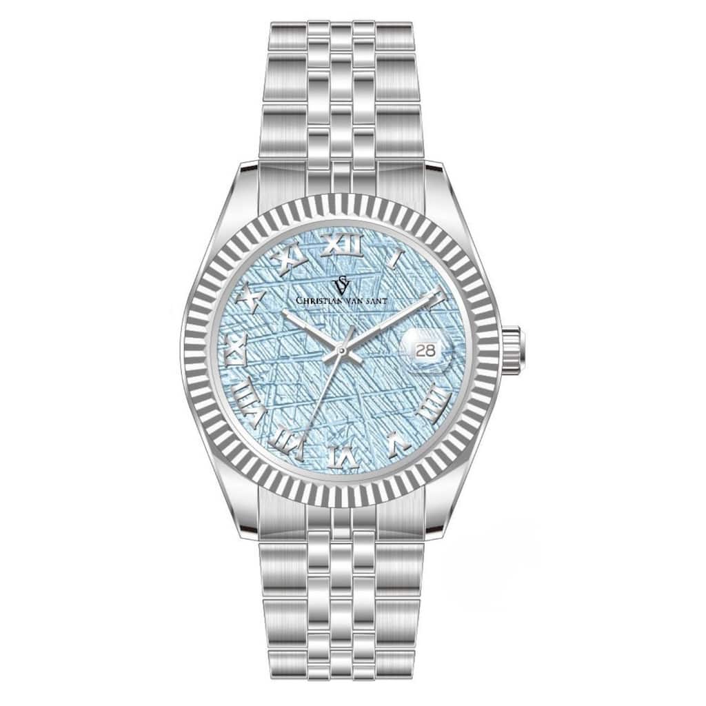 Christian Van Sant Men's Stellar Blue Dial Watch - CV0702 - One Size