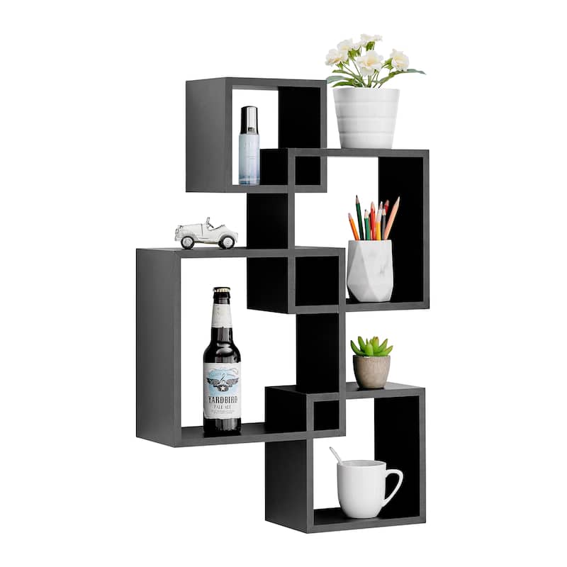 Danya B. Blocchetto Intersecting Cubes Wall Shelf Unit - Horizontal or Vertical