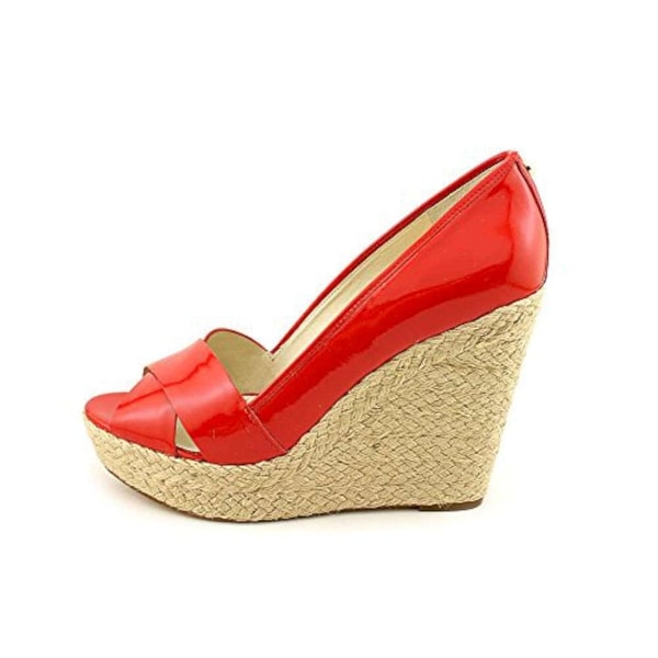 michael kors blaze leather wedge