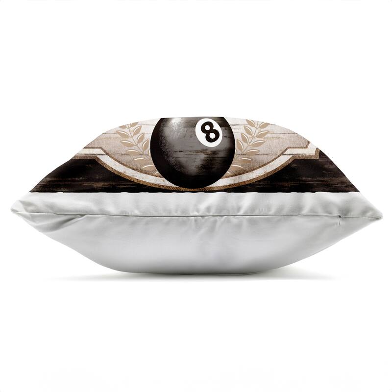 Stupell Rustic Pool Shark Printed Outdoor Throw Pillow Design by Conrad Knutsen