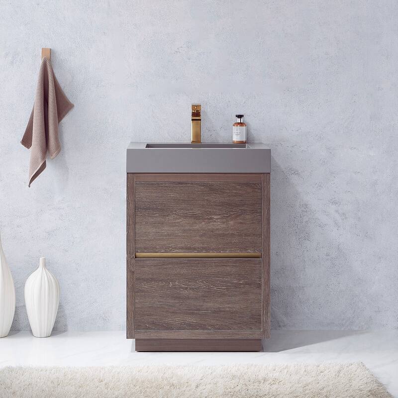 Miseno MV703024-NM Huesca 24" Free Standing Single Basin Vanity Set