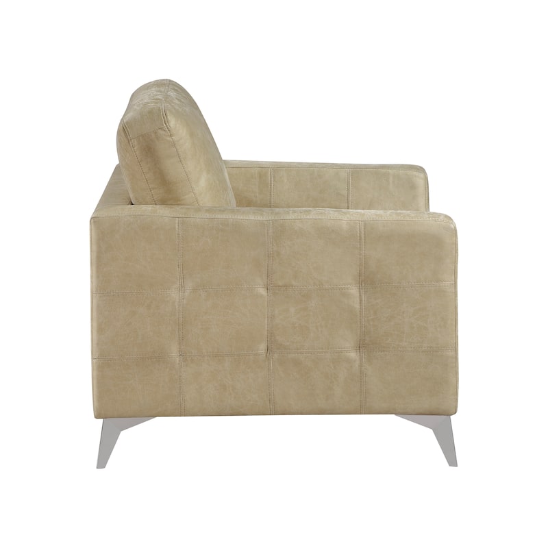 Cressey Microfiber Living Room Loveseat