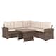 Option Beige Cushions/Brown Frame