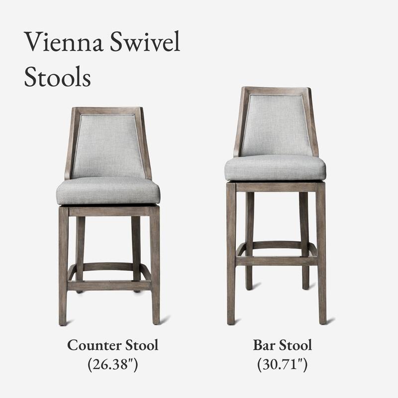 Maven Lane Vienna Swivel Kitchen Stool