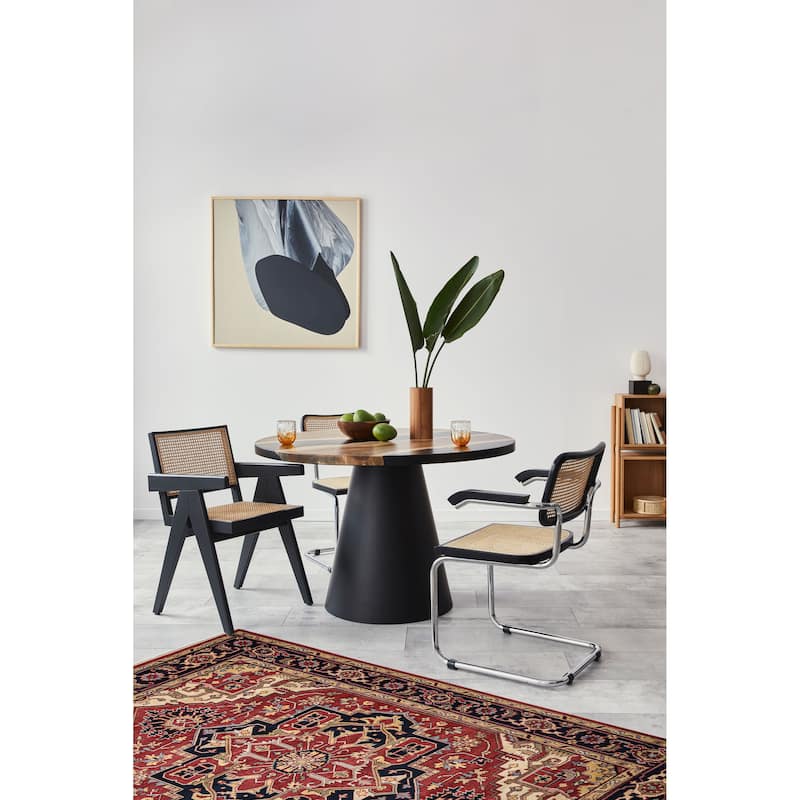 ECARPETGALLERY Hand-knotted Serapi Heritage Red Wool Rug - 8'9 x 11'9