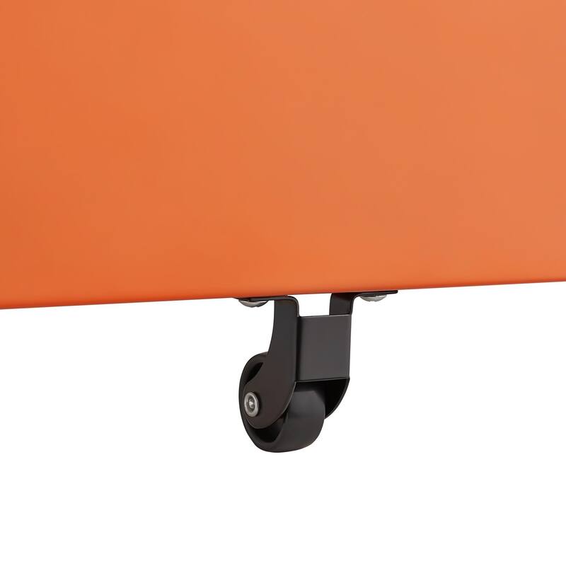 Lockable 3-Drawer File Cabinet with Wheels & Removable Pencil Tray
