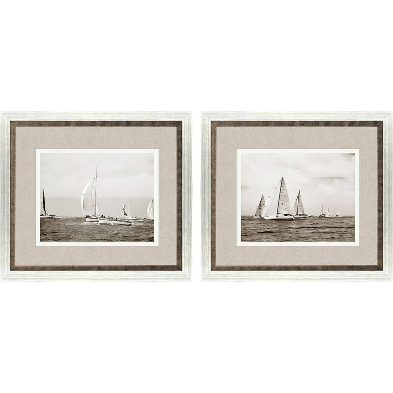 Paragon Regatta II Framed Art - Set of 2