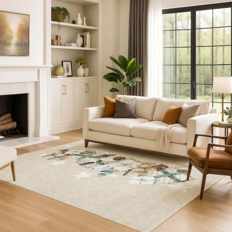 Premium Washable Super Soft Christmas Presents Mayfield Rug