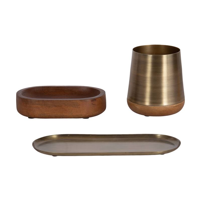 Kate and Laurel Koni 3 Piece Organization Set