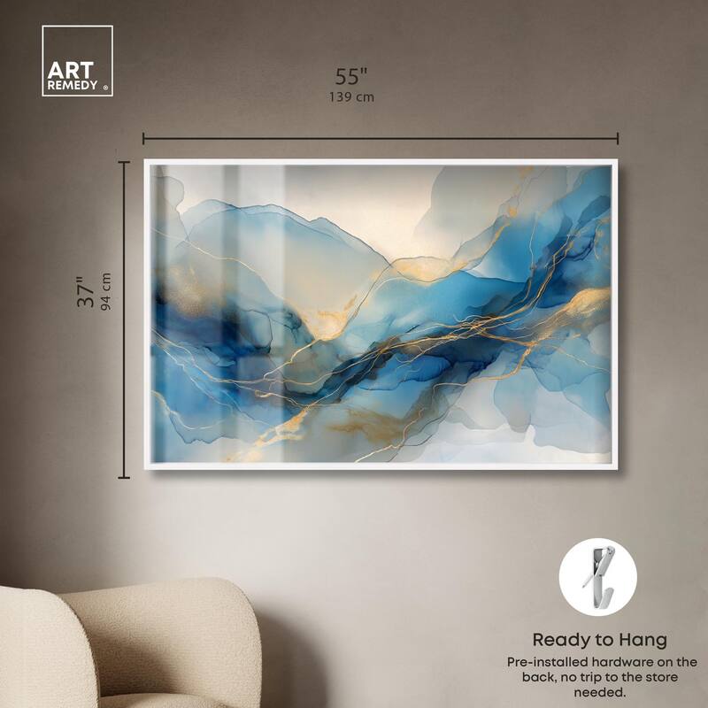 Postmodern Flow II Shadowbox by Art Remedy