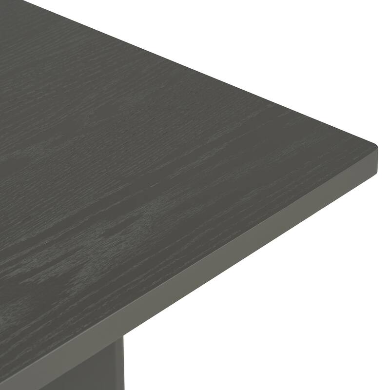 Farmhouse 60" Rectangular Dining Table with Distressed Finish for Dining Room and Kitchen Use