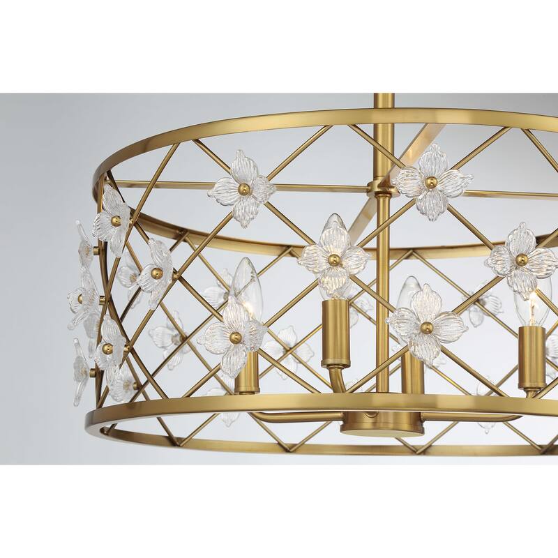 Savoy House 6-8410-4 Bailey 4 Light 20" Wide LED Taper Candle Style