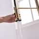 preview thumbnail 5 of 13, Brushed 1-Handle Touchless Deck-Mount Pulldown Kitchen Faucet
