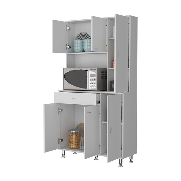 FM Furniture Venice 90 Pantry Cabinet Multiple Cabinets One