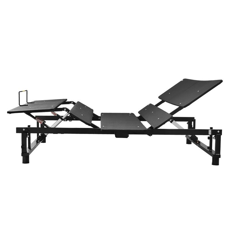 King/Queen Adjustable Bed Base, Metal Frame with Quiet Motor, Zero Gravity, Head and Foot Positions, Universal Mattress