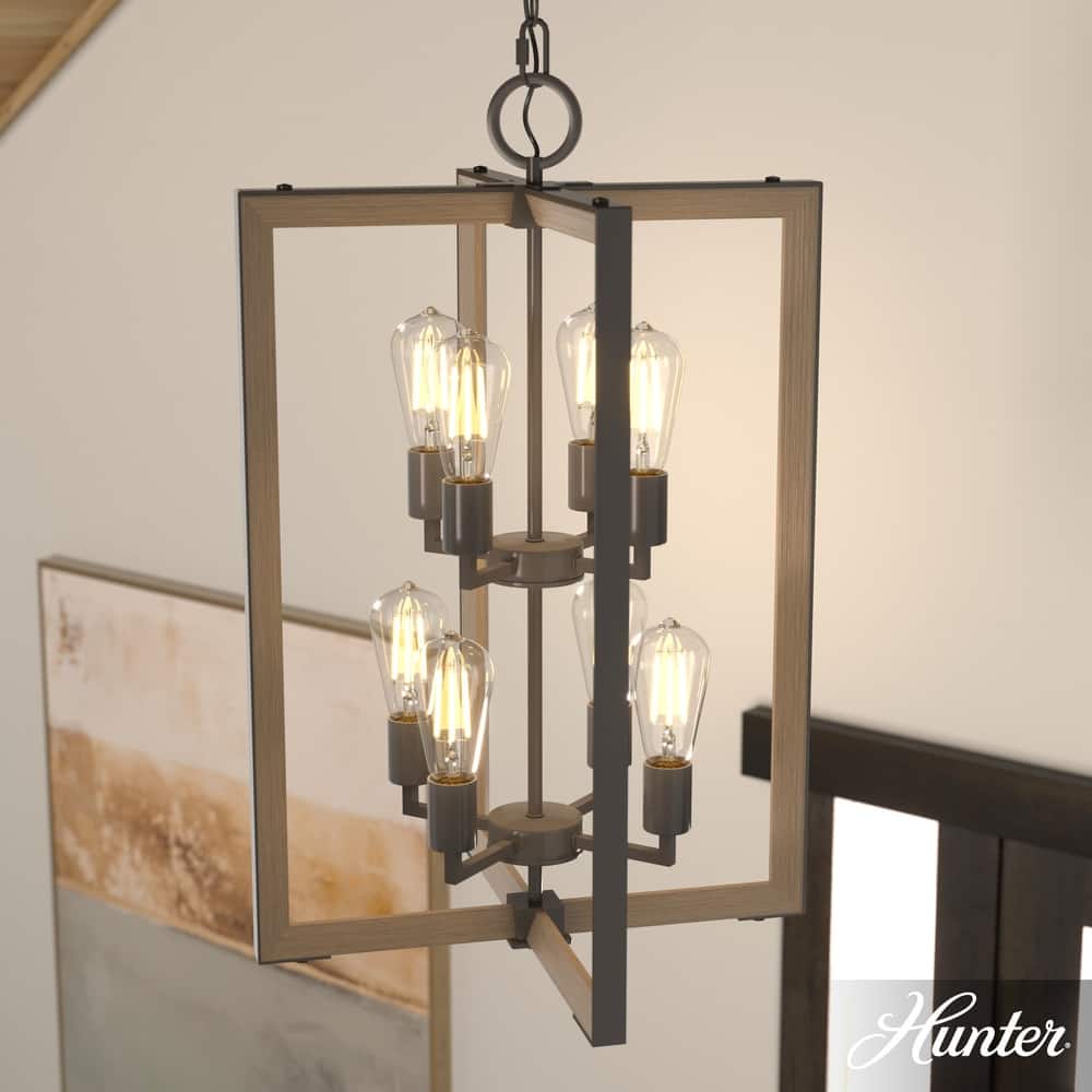Woodburn Modern Farmhouse Pendant - Foyer, Dining Room, Living Room - Contemporary, Caged, Candle, Transitional, Rustic