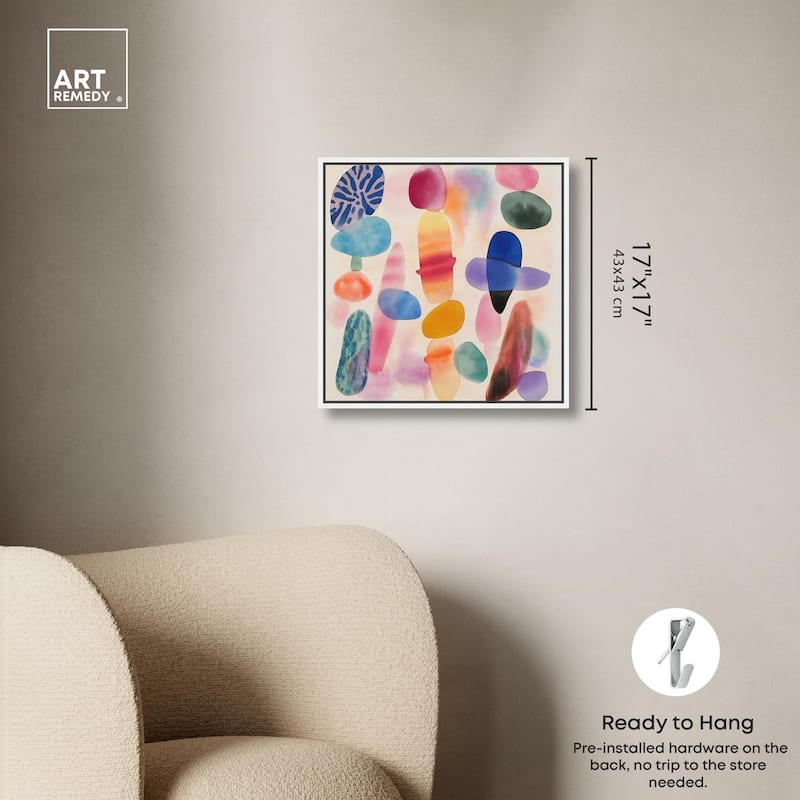 Dissolving Hues Canvas by Art Remedy