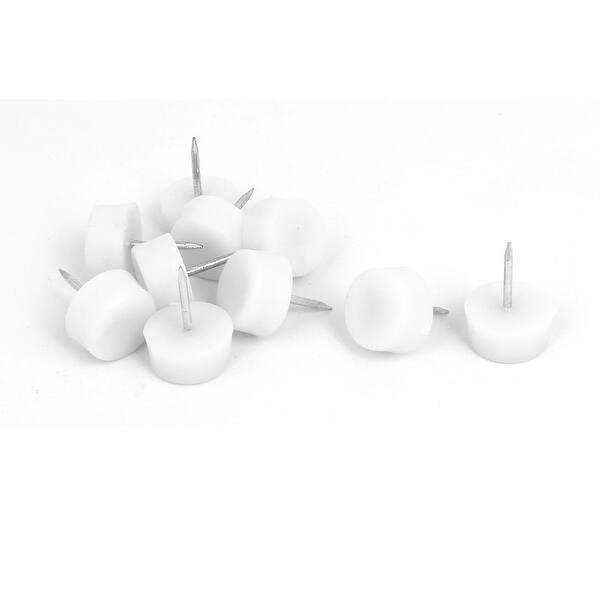 Shop Furniture Legs Feet Plastic Nail On Slider Tack Glides Protector 20mm Dia 10pcs On Sale Overstock 17602026