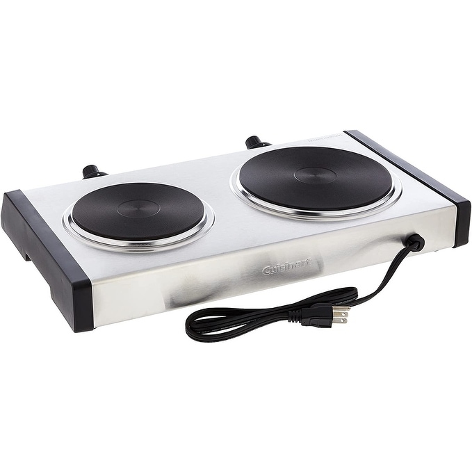 Cuisinart CB 60FR Double Burner Certified Refurbished White