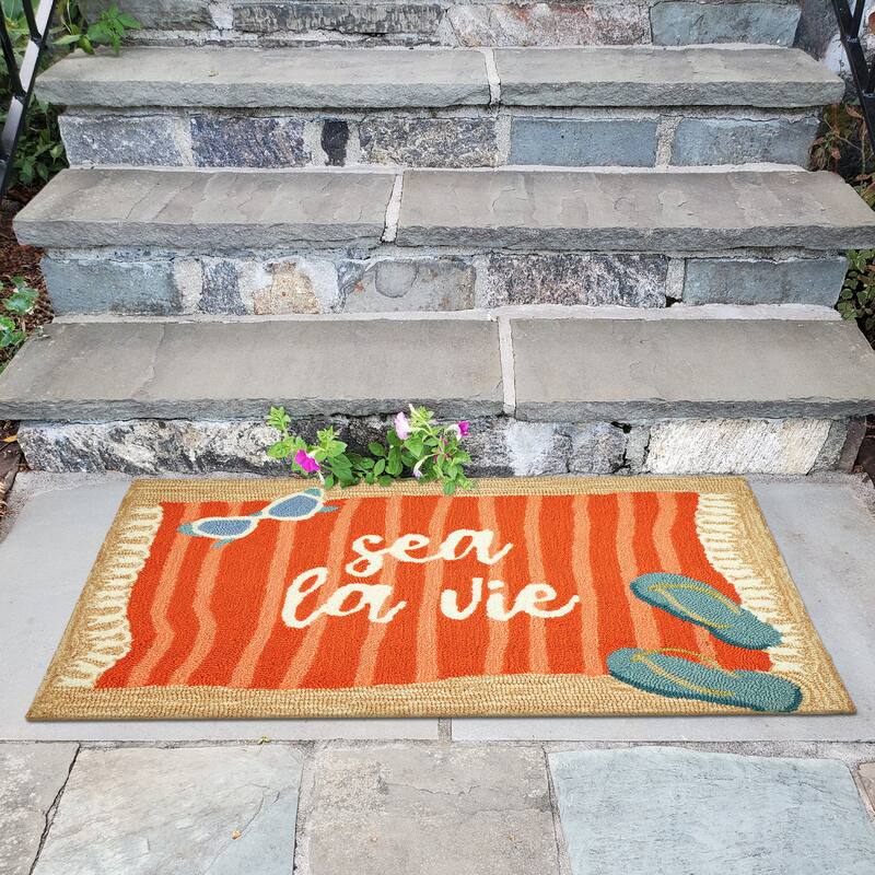Liora Manne Frontporch Sea La Vie Indoor/Outdoor Rug