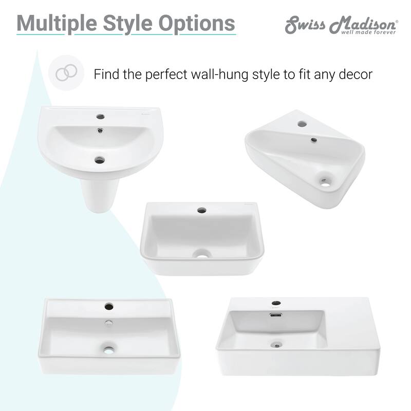 Sublime Compact Ceramic Wall Hung Sink